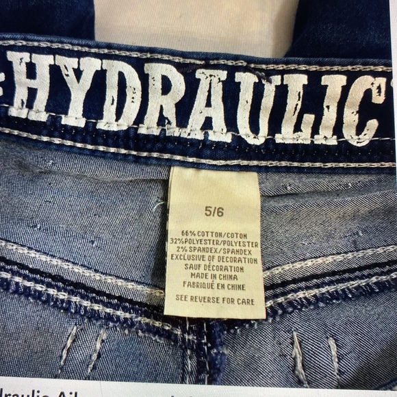 HP Hydraulic Ailey cropped skinny jeans size 5/6 - Picture 7 of 7